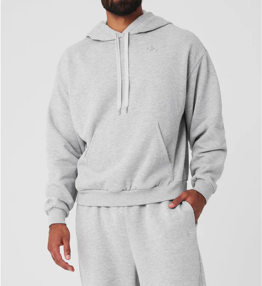 ALO MEN ACCOLADE HOODIE - GREY